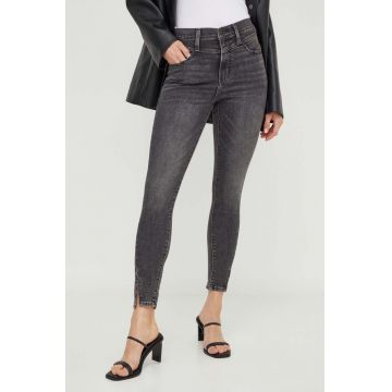 Levi's jeansi 720 SUPER SKINNY femei, culoarea negru