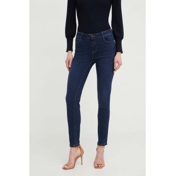 Morgan jeansi femei, culoarea albastru marin