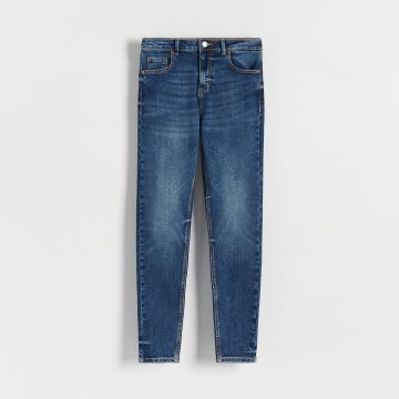 Reserved - Blugi slim mid rise - Bleumarin