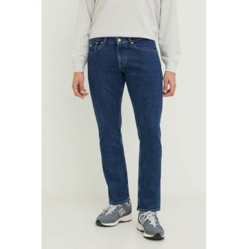 Tommy Jeans jeansi Scanton barbati, culoarea albastru marin