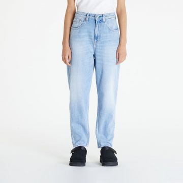 Blugi Tommy Jeans Mom Jean Uh Tapered Jeans Denim Light