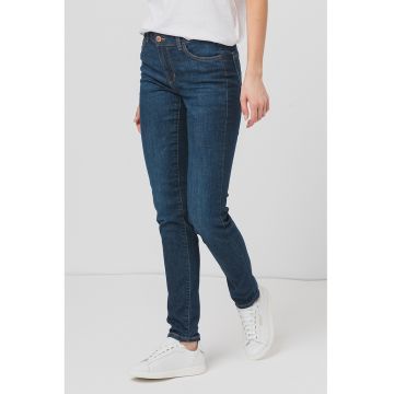 Blugi skinny cu talie medie