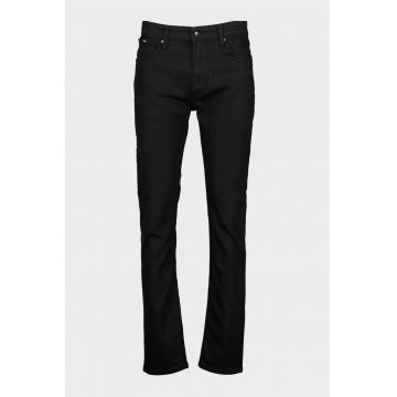 Blugi slim fit cu talie joasa