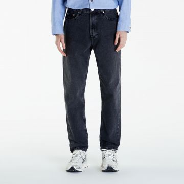 Blugi Calvin Klein Jeans Regular Taper Jeans Black Denim