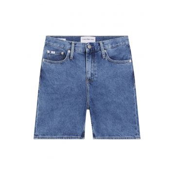 Pantaloni scurti mom fit din denim