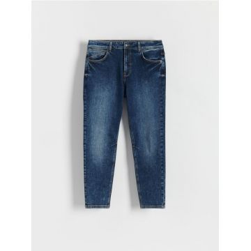 Reserved - Blugi carrot slim - bleumarin