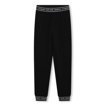 Pantaloni de trening cu banda logo in talie