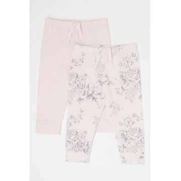 Set de pantaloni din bumbac organic - 2 perechi