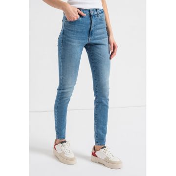 Blugi skinny cu talie inalta Sylvia