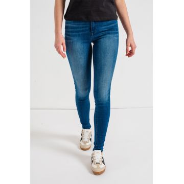 Blugi skinny cu talie medie Nora