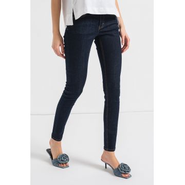 Blugi skinny cu talie medie