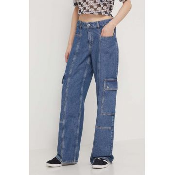 Karl Lagerfeld Jeans jeansi femei high waist