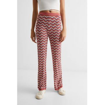 Pantaloni cu model geometric Lula