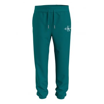 Pantaloni de trening din bumbac organic cu snur de ajustare in talie