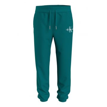 Pantaloni de trening din amestec de bumbac organic cu snur