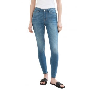 Blugi skinny cu talie medie