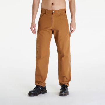 Dickies Duck Canvas Carpenter Trousers Stone Washed Brown Duck