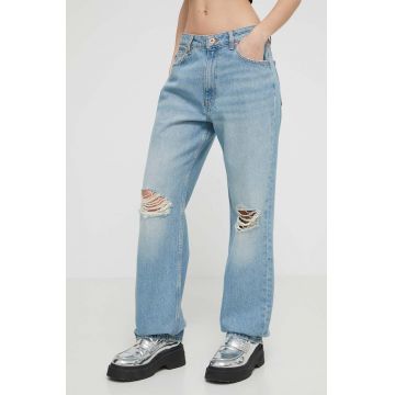 HUGO Blue jeans femei high waist 50515771