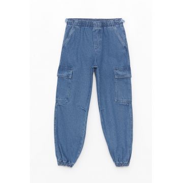 Pantaloni cargo din denim