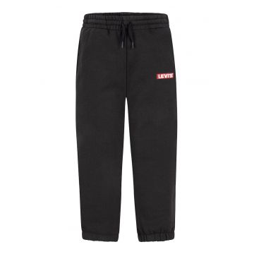 Pantaloni de trening din amestec de bumbac cu logo