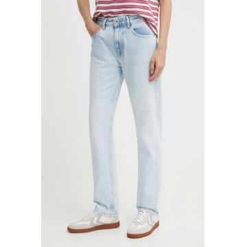 Pepe Jeans jeansi STRAIGHT JEANS HW femei high waist, PL204592PF4