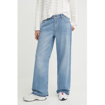 Pepe Jeans jeansi VINTAGE femei high waist, PL204694