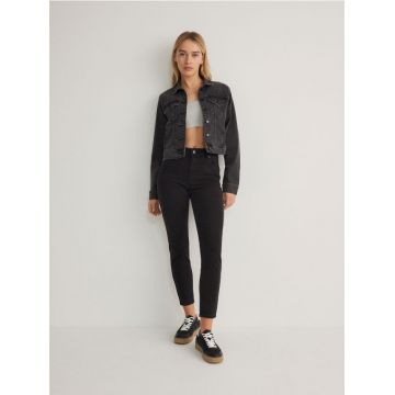 Reserved - Blugi slim push up - negru