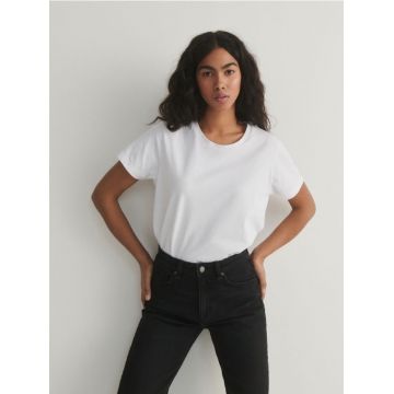 Reserved - Blugi straight - negru