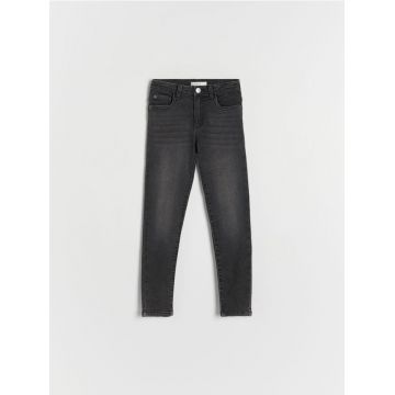 Reserved - Blugi super soft skinny - negru