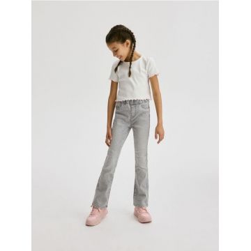 Reserved - GIRLS` JEANS TROUSERS - gri deschis