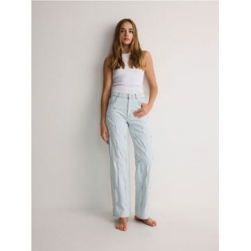 Reserved - LADIES` JEANS TROUSERS - albastru