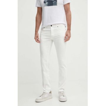 Sisley jeansi barbati, culoarea alb