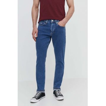 Tommy Jeans jeansi barbati, culoarea albastru marin, DM0DM18749