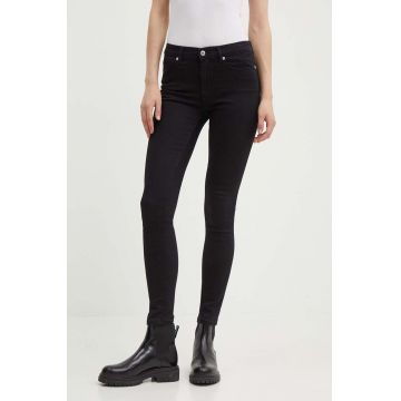 HUGO jeansi femei, culoarea negru, 50522436