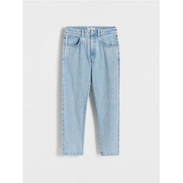 Reserved - Blugi straight fit - albastru