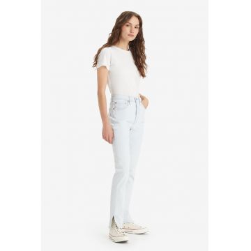 Blugi skinny cu model uni 501™