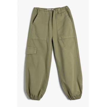 Pantaloni de bumbac cu 3 buzunare