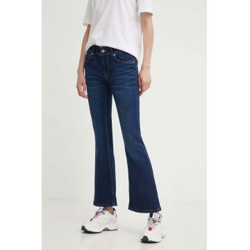 Pepe Jeans jeansi FLARE LW femei high waist, PL204736CU1