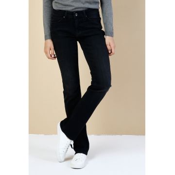 Blugi bootcut cu talie medie