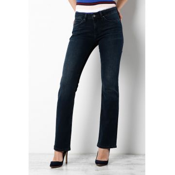 Blugi bootcut cu talie medie