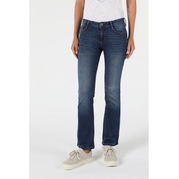 Blugi bootcut cu talie medie