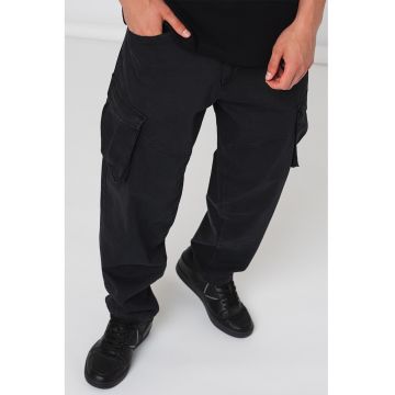 Blugi cargo relaxed fit