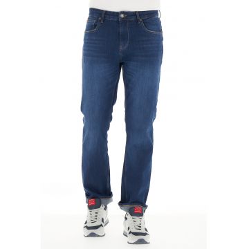 Blugi regular fit cu 5 buzunare