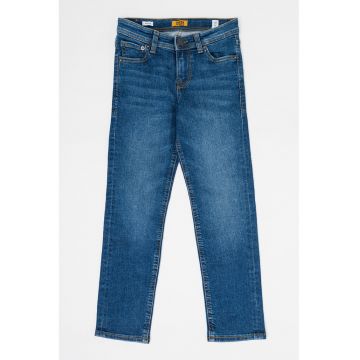 Blugi regular fit cu 5 buzunare