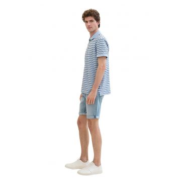 Blugi scurti cu aspect decolorat Josh