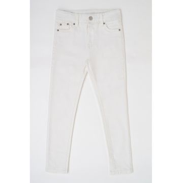 Blugi skinny cu talie inalta
