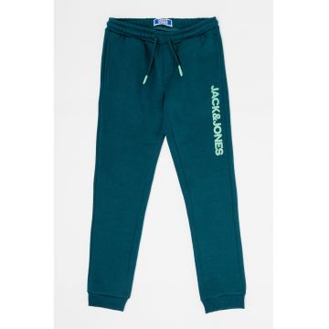 Pantaloni de trening cu snur si logo