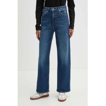Pepe Jeans jeansi STRAIGHT JEANS UHW femei high waist, PL204731HV4