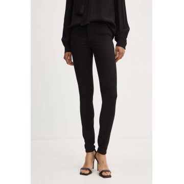 Armani Exchange jeansi femei, culoarea negru, 8NYJ01 Y3TCZ