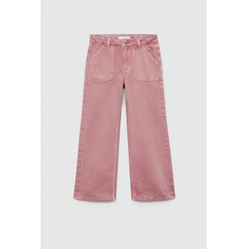 Blugi culotte cu croiala dreapta